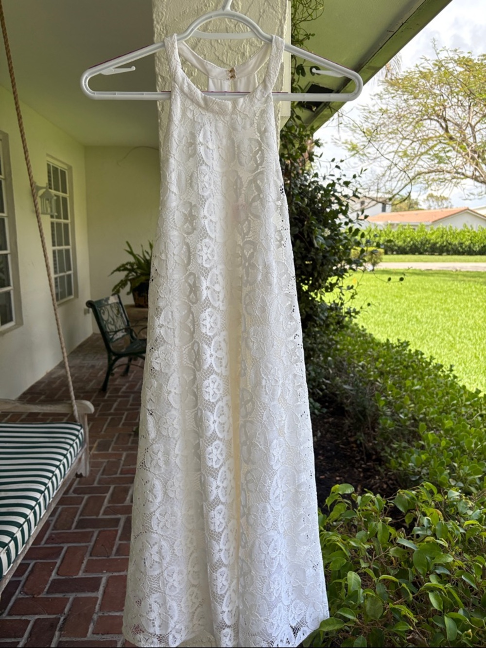 Lilly Pulitzer White Lace Mini Dress